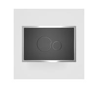 Sanit Push Plate SK706 Black Plastic