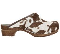Sanita 'Brown Cow' Danish Clogs (1706199)