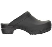 Sanita Chrissy Wooden Clogs in Black (1200009)
