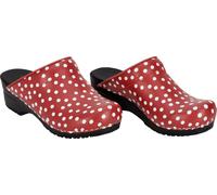 Sanita Damen Offener Clog Original-Fenja Open Red