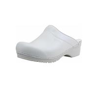 Sanita Damen Offener Clog Original-Sonja Pu Open White