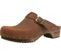 Sanita Damen Offener Clog Wood-Kristel Open Chestnut