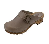 Sanita Wood Urban Open Women's Clogs, Grey (Grey 20), 5 UK (38 EU)
