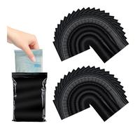 Sanitary Disposal Bags, 120 Pcs Period Bag, Balck Tampon Disposal Bags, Personal Self-Sealing Sanitary Bag for School Pad Ideal for Hiking, Protected Women's Privacy