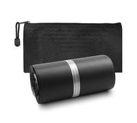 Sanitary Napkin Disposal Bag, Women Personal Self Sealing Privacy Protection Tampons Menstrual Liners 100 Pcs with Zipper Bag 1 Pack (Black)