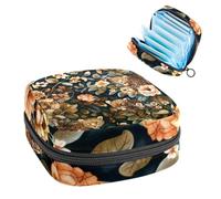 Sanitary Napkin Storage Bag, Period Bag for School Teen Girls, Jungle Leopards, Portable Period Pouch with Zipper, Sanitary Pads Bag Tampons Holder for Purse