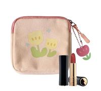 Sanitary Napkin Storage - Flower Pattern Tampon, Pad Holder, Feminine Product Pouch, Period Organizer, Pad Pouch for Panty Liners Tampons, Compact Travel, Personal Hygiene Storage Case