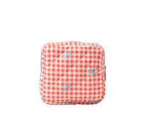 Sanitary Pad Storage Bag 2Pcs Cute Large Capacity Sanitary Napkin Storage Bags Cartoon Bow Portable Girls Physiological Period Tampon Organiser Bag Pouch(Color5)