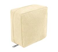 Sanitary Pad Storage Bag Portable Corduroy Sanitary Disposal Bags for Teen Girls Cute Period Bag Soft Menstrual Cup Pouch Menstruation First Pad Bags Tampon Holder for Women (Yellow)