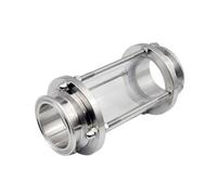 Sanitary Quick Release Sight Glass Tri Clamp 304 Stainless Steel 1.5”2“2.5“3”4” Clover Flow Mirror Tube Stainless Steel Homebrew(SS316,102mm Ferrule 119)