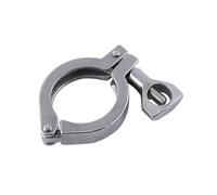 Sanitary Stainless Steel Tri Clamp Clover Heavy Duty Clip Clamp Smooth Inner Wall Hot-Melt Connection for Home Energy Insulation (Tri Clamp Ferrule 50.5MM)