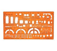 Sanitary Stencil 1:50 - Architect Stencil 1:50 - Architectural Template - Furniture Stencil Template for Interior Design - Technical Drawing Stencil - Architecture Stencil for Technical Drawing