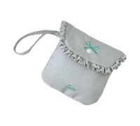 Sanitary Storage Water-Resistant Fabric with High Capacity for Care Items On-the-Go Sanitary Feminine Hygiene Storage Large Capacity Travel Toiletry Bag Discreet Essential Care Case