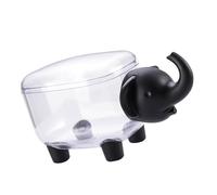 Sanitary Swab Holder with Protective Cover Clear Visible Storage Solution for Home Clinic Use Large Capacity Cotton Swab Storage Box for Home