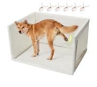 Sanitary Tray for Dogs - Waterproof High Walls for Pets - Bathroom for Pets with Hygienic Tray, for Home, Apartment, Balcony, Travel, Living Room, Training