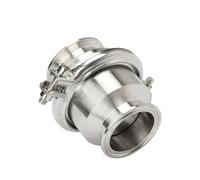 Sanitary Tri Clamp Check Valve One Way Flow SS 304 Stainless Steel, for Swimming Pool Valves Connector Joint(32mm x Ferrule 50.5)