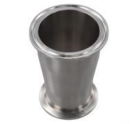 Sanitary Tri Clamp Reducer 2" to 2.5" for Use Sanitary Tri Clamp | Tri clamp ends, quick disassembly for cleaning, fits 2in and 2.5in ferrules, no welding required, secure seal
