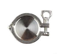 Sanitary Tri Clamp Set 51 mm SS304 End Cap Ferrule Seal Quick Release for Homebrew Systems Milk Processing Industry