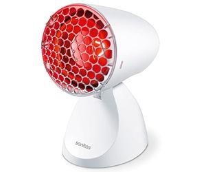 Sanitas SIL06 Infrared Heat Lamp Warm, soothing infrared light, Helps ease muscle aches & joint stiffness, Speed recovery, Improve complexion, With 5 angles of inclination - White - Pack of 1