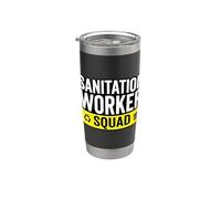 Sanitation Worker Squad Garbage Truck Crew Stainless Steel Insulated Tumbler