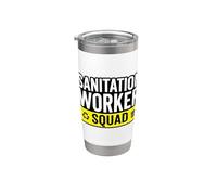 Sanitation Worker Squad Garbage Truck Crew Stainless Steel Insulated Tumbler