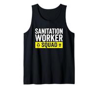 Sanitation Worker Squad Garbage Truck Crew Tank Top