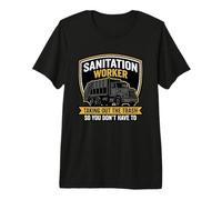 Sanitation Worker Taking Out The Trash Humor Premium T-Shirt