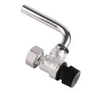 Sanitop-Wingenroth 05110 1 Safety Valve with Outlet Elbow 1/2 Inch Chrome