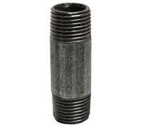 Sanitop-Wingenroth 13418 7 Tubes Malleable cast Iron Welded Pipe, 3/4 inch x 40 mm, DIN 2440, with 2 External Threads, galvanised, Silver, 3/4 Zoll x 40 mm