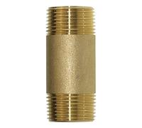 Sanitop-Wingenroth 160568 Threaded Nipple, Gold, 3/4'' x 40 mm
