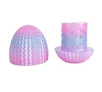 Sanivovonu Mystery Egg Puzzle Box,Reusable Nesting Puzzle Boxes 3D Maze Gift Box with Hidden Compartment for Cash, Treasures, Reusable Surprise Money Holder for Birthdays, Christmas (Crystal color)