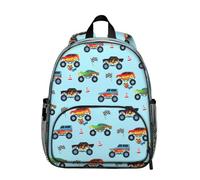 saniwu Kids Backpack for Boys and Girls 6-8: Toddler Backpack for Preschool Kindergarten, Boys Backpacks for Elementary 4-6, Blue-car