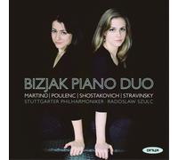 Sanja Bizjak Bizjak Piano Duo: Martinu/Poulenc/Shostakovich/Stravinsky (CD)