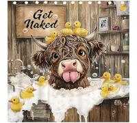 Sanjee Diamond Painting Kits Highland Cow for Adults, Animal Diamond Art Kits for Beginner, Diamond Dots Paintings 5D DIY Round Full Gem Art Crafts for Home Wall Decor Gift, 12 × 12 Inches