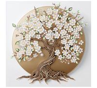 Sanjee Diamond Painting Kits Tree, 5D Special Shape Diamond Art Kits for Adults, Crystal Rhinestones Art Craft for Beginners DIY Home Wall Decor Gift, 12 × 12 Inches