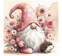 Sanjee Gnome Diamond Art Kits for Adults, Diamond Painting Kits for Beginners, 5D Full Drill Round Gem Art DIY Diamond Dots Paintings, Crafts for Home Wall Decor & Gift, 12×12 Inches