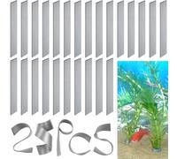 SANJHFF 25 Pcs Aquarium Plant Weights, Plant Weights for Fish Tank, Aquarium Plant Anchors, Aquarium Plant Weights for Live Plants, Stops Plants from Floating in The Aquarium.