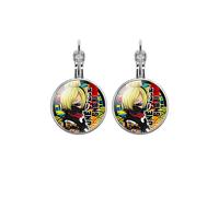 (Sanji) Attractive Momonosuke One Piece Anime Gemstone Earrings Jewelry Ear Metal
