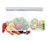 SANJIAOJIA Supermarket Display Cabinet Dustproof Keep Fresh Transparent Roller Blind,Waterproof Clear Roll Up Blinds,for Cake Freezer Cabinets,Cooked Food Cabinets,PE Partition Curtain (W*H:80x150cm)