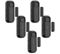 SanJie Door and Window Alarms for Home Security - 2 Alarm Modes Instant/Delayed Alerts 30s/1min/2min/4min, 0-125dB Adjustable Volume for Kids Safety, Dementia Care, and Pool Safety - Alerts When Opene