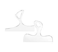 Sankaka 2PCS Acrylic Charcuterie Board Handle,Template Clear Cutting Board.Cutting Router Template