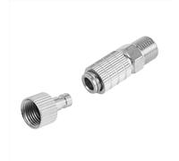 Sankaka Airbrush Quick Disconnect Coupler Release Fitting Adapter with 5 Male Fitting, 1/8 INCH M-F