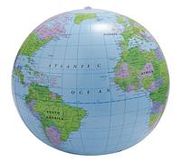 Sankaka Inflatable Toy Globe Tellurion Training Geography Map Balloon Water Ball 40 cm