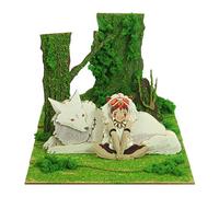 Sankei Studio Ghibli Mini Non Scale Paper Craft Princess Mononoke MP07-45 San & he wolf