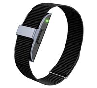Sankel Nylon Loop Compatible for Hume Band Replacement, Womnen Men Adjustable Breathable Soft Wristband Strap for Hume Health Band Fitness Tracker (Black)