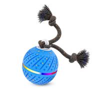 Sankell Interactive Dog Toys Ball for Boredom, 2 Modes Automatic Moving Bouncing Dog Toys for Aggressive Chewers, Durable E-TPU Smart Rolling Puppy Enrichment Toys with Rope for Medium Large Dogs