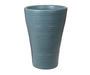 Sankey 50cm Tall Planter Indoor Outdoor Garden Plastic Plant Pot - Cool Grey