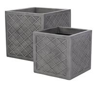 Sankey Lazio Square Planter in Grey Sankey Grey
