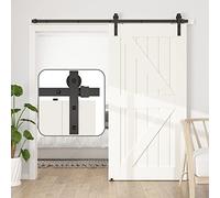 SANKEYTEW 183 cm / 6 ft Sliding Door kit, barn Door Sliding kit, Splice Track.(SD7*6ft-6)