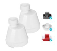 SanKlev 2 Pack Filter Housing Replacement for Ceramic Pagoda, 1/2 Gallon, 1 Gallon, 2 Gallon, Butterfly, Avalon, Seascape, Sedona, Seaside and Creekside Pet Fountains